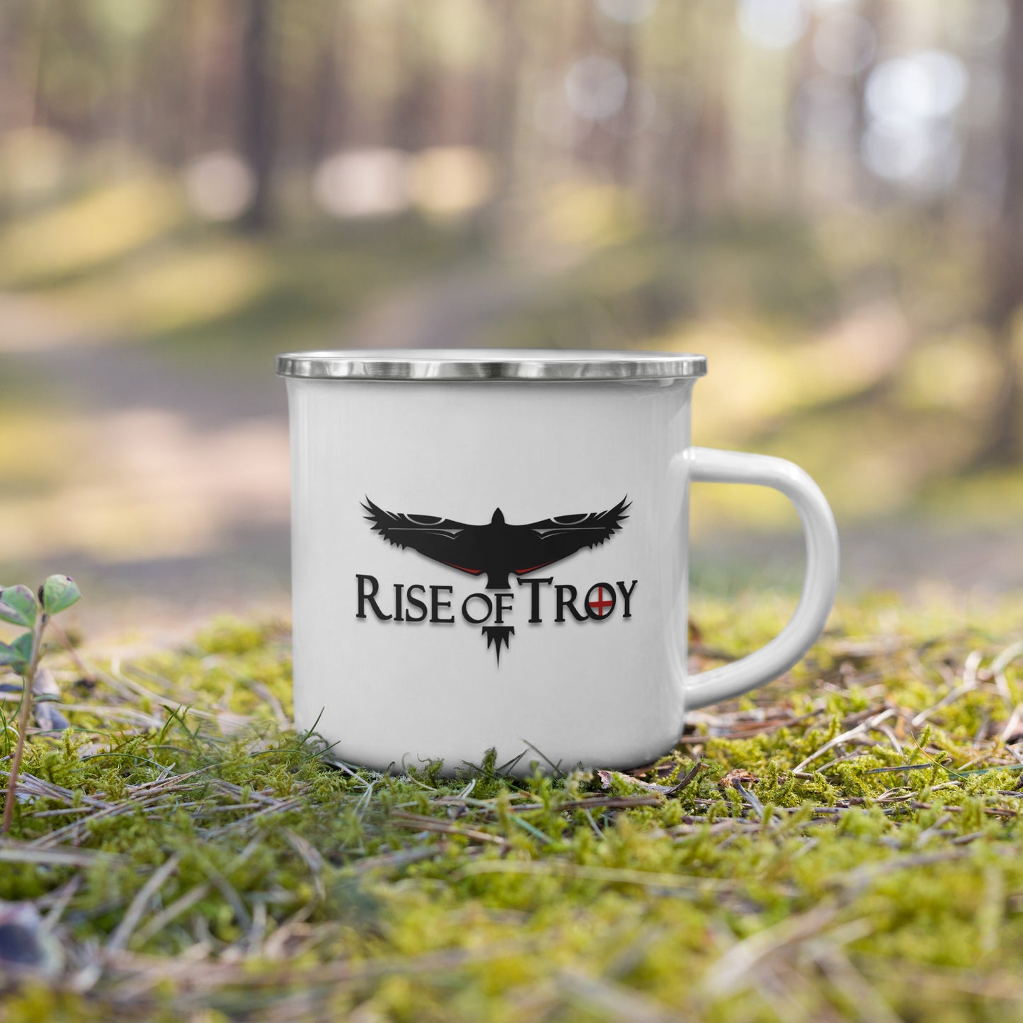 Rise of Troy Enamel Mug